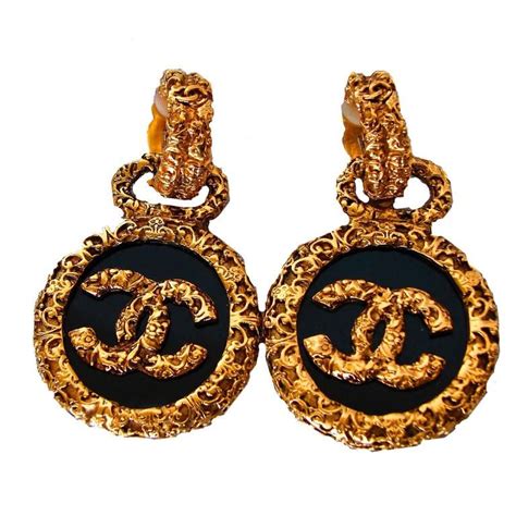 chanel logo earrings dupe